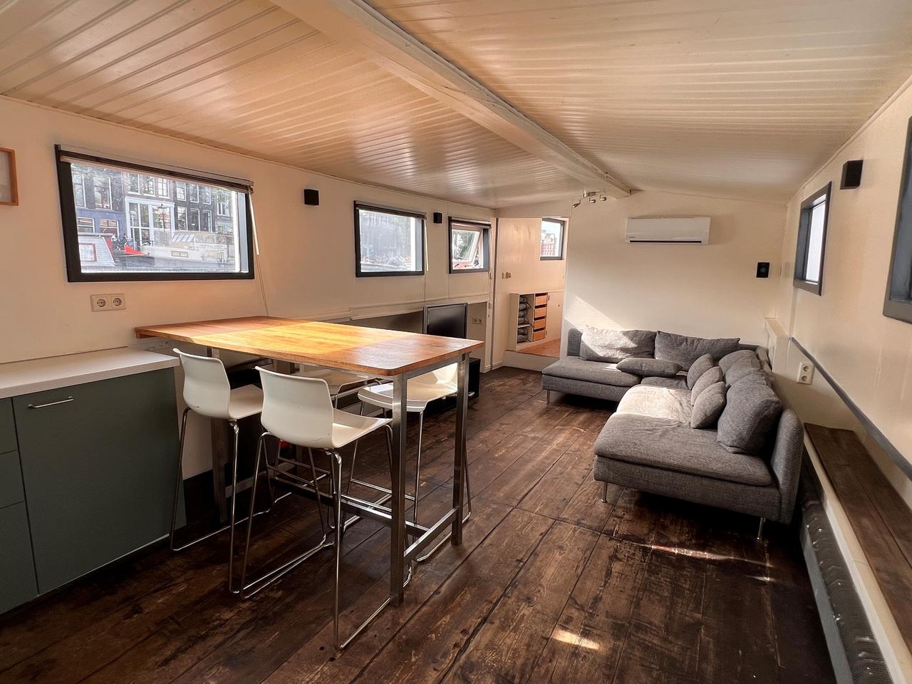 Woonboot aan de Amstel met dakterras - Afbeelding 6